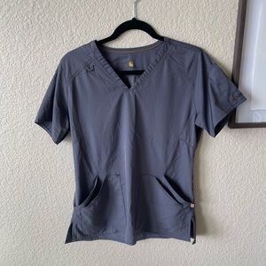 Carhartt Grey Scrub Top
